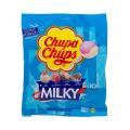 Chupa Chups Milky Lollypops (10 Lollypops in 120 gram Pouch). 