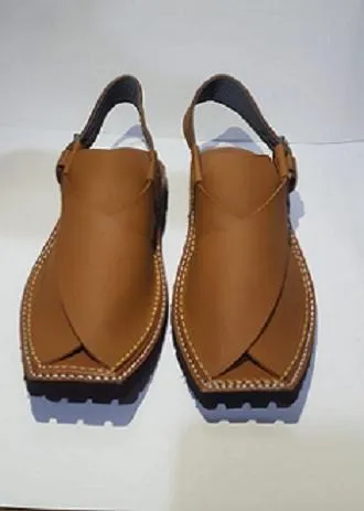 Pure%20leather%20light%20Brown%20peshawari%20%20Sandals%20for%20men%20-%20Image%203