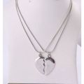 Magnetic Couple Necklaces Distance Heart Pendant for Women Valentine's Gift. 
