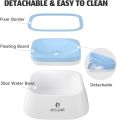 ELS PET Dog Bowl No Spill, Pet Water Bowl No Drip Slow Water Feeder Cat Bowl, Pet Water Dispenser 35oz/1L Travel Water Bowl for Dogs, Cats uk import. 