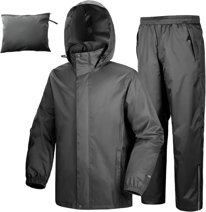 100% Waterproof Rain Suite | Trouser + Jacket Complete Protection From Rain & Dust For Men and Women | Universal Size Barsati - Premium Quality