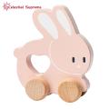 Bear Car Toy Adorable Animal Wooden Car Toy for 1 Year Old Baby Push Go Truck Toy for Toddlers Perfect First Vehicle Toy for 12 Months Baby. 