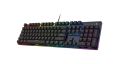 Black Shark RGB Mechanical Gaming Keyboard LED Backlit Wired Keyboard with Blue Switches, Fully Programmable, Anti-Ghosting 104 Keys for Desktop PC, Sixgill K2. 