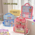 1/6Pcs Snack Bag Cute Cartoon Backpack Jewelry Small Object Storage Pouch Cookies Candy Portable Handbag Festival Gift Bags Jewelry Packing. 
