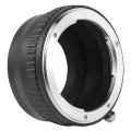 Black Lens Adapter For Nikon F AI Lens to Fujifilm X Mount Camera Fit Fuji X-E1 DC287. 