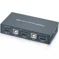 PWAY HDMI KVM Switch 2 Port 4K*2K@30Hz USB Switch KVM VGA Switcher Splitter Box for Keyboard Mouse KVM Switch HDMI VGA. 