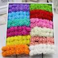 24Pcs Mini Rose, 2cm Foamic Rose, 2cm Artificial Flower Heads, Foam Flower Gifts Birthday Gifts. 