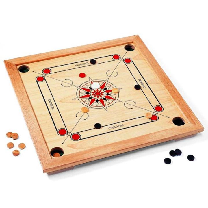 Wooden Carrom Board - 1.5 x 1.5 feet - 1 Set