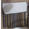 Thick Pile Bed Side Rug - slightly bigger, Shaggy Soft Thick Modern Design High Pile Floor Carpet entrance mat, bath mat door mat. 