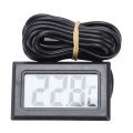 Thermometer digital LCD -40 Degrees Celsius + 110 Degrees Celsius Temperature measuring instrument Temperature gauge, 2 Meter. 