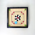 carom board  set 19 inches Wooden carom  Board Game With Striker and Coins Set. 