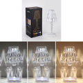 Price Tag - Crystal Lamp Colors Changing Touch Diamond Rose Lamp | Desk Lamp Table Night Light Wireless Touch USB LED Lighting Home | Color Changing Diamond Lamp Colors Changing Rechargeable RGB Rose Lamp With Remote Control TRILLION COCKTAIL LAMP. 