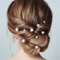 Pearl Wedding Hair Pins wedding pins pearls hair pins white pearl wedding accessories bridal hair accessories. 