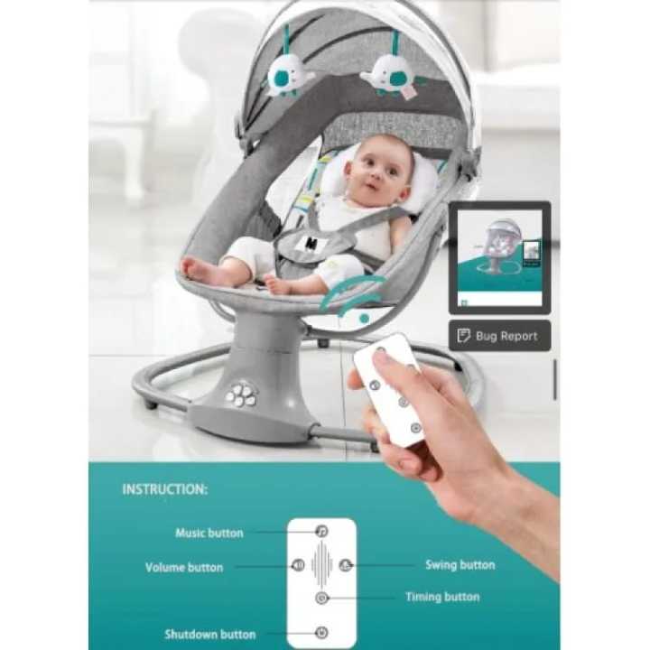 Mastela 3 in 1 Multifunctional Bassinet Swing with Remote