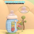 Dr.isla Baby Musical Feeding Bottle Pacifier Newborn Soft Teether Rattles Educational Toy 0-12M Soothing Vocal Music. 