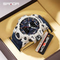 Sanda Military Industry Quality Trend Waterproof and Anti drop Multifunctional Outdoor Sports Watch SD6126-19. 