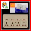 8 Ports Original LNlO Power Electric Multipurpose Extension Board-Power Extension/ Power Socket/Power supply Extension Lead without Wire. 