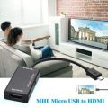 MHL Micro USB Male to HDMI Female Adapter Cable. 