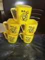 Friends Coffee Mugs Ceramic Cup Mugs Smiling Expression Face Cartoon Milk Tea Mugs Cute smile. 