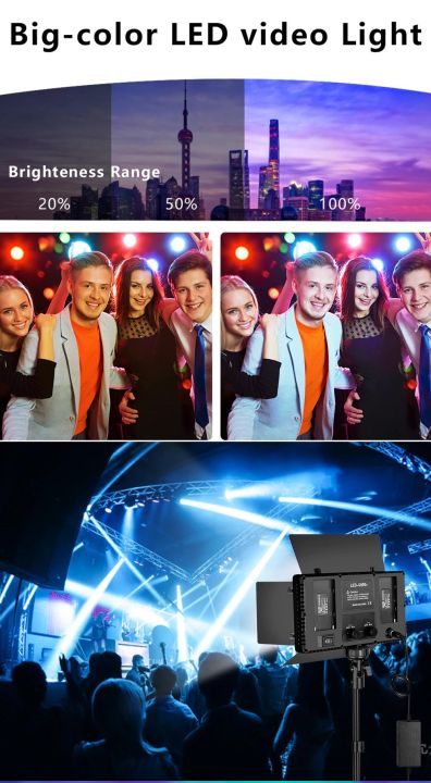 220V%20LED-U800+%20Video%20LED%20LIGHT%20800%20LEDs%20Video%20Camera%20Light%20Bi-color%20Temperature%20Adjustable%20Photography%20DSLR%20-%20Image%209