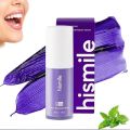 HiSmile Colour Corrector Serum Teeth Whitening Purple Corrector Toothpaste Enamel Care Removal Plaque Stain Reduce Yellowing Oral Clean Care Easy Smile. 
