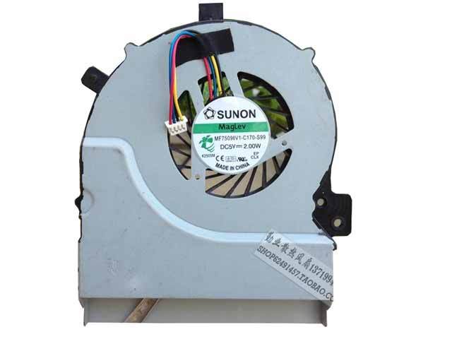 Laptop CPU Cooling Cooler Fan For ASUS K55 K55V K55VD A55A A55V A55VD K55VM MF75090V1-C170-S99 DC 5V 2.0W Radiator