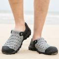 Summer Hole Shoes New Men Garden Casual Male Sandals Rubber Clogs For Men Summer Slides fashion Swimming Jelly Shoes Size 40-46. 