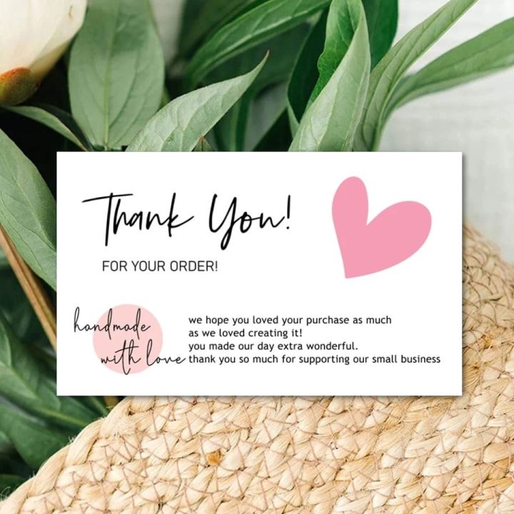 40pcs/pack%20Thank%20You%20Card%20For%20Supporting%20Business%20Package%20Decoration%20-%20Business%20Card%20Handmade%20With%20Love%20-%20Image%209