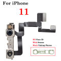 1set Front Camera Flex Cable For iPhone 7 8 Plus SE X X XS Max 11 12 Pro Max Facing Camera Right Proximity Sensor Flex Cable. 