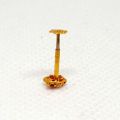Pure Gold Jewellers-Red and White Stone Gold Nose Pin for Bridal-Gold Nose Stud Red Colour and Elegant Designs for women and girls. 