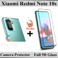 Xiaomi Redmi Note 10s Value Kit: 9D Edge To Edge Full Glue Screen Protector, 9H Flexible Camera Lens Protector. 