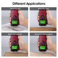 WELQUIC MT230 Digital Wood Moisture Meter with 3-Colored Backlight LCD Display, High Accuracy, Detects Wood Building Material Temperature Humidity for Carpenters, Building Inspection, Flooring original UK ZONE. 
