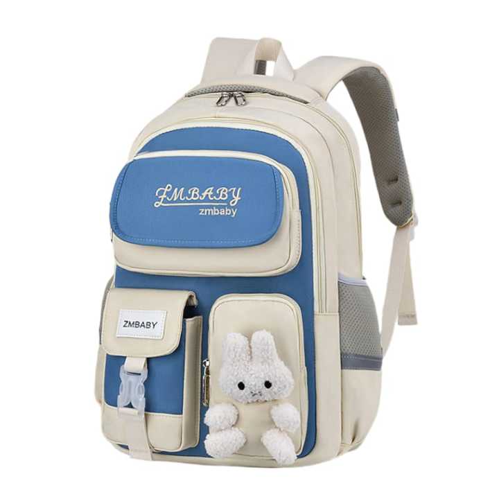 HLNB Bunny School Backpack for Girls School Bag Cute Rabbit Backpack