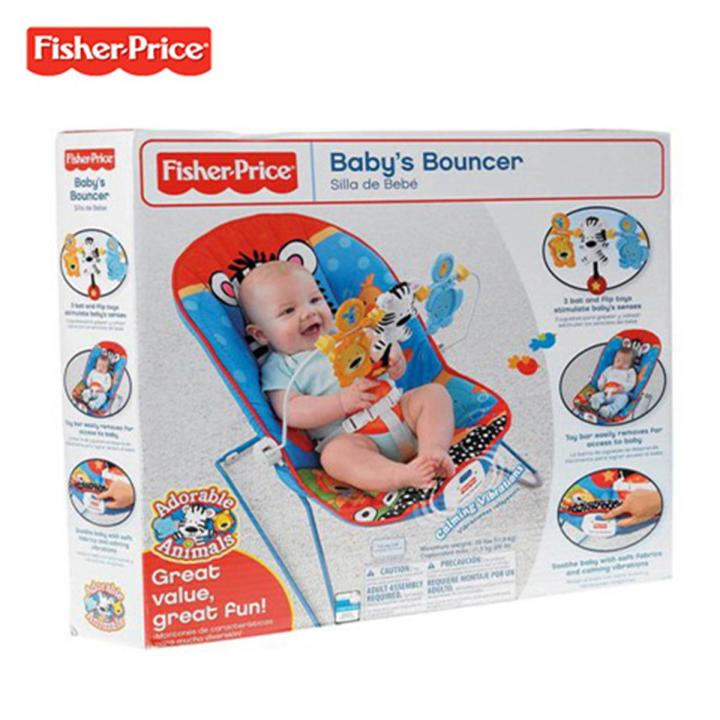 Fisher Price ADORABLE ANIMALS BABY S BOUNCER V8604 Daraz.pk