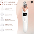 Blackhead Removal Machine Derma Suction 5 In 1 Black Head Remover Machine Acne Pimple Pore Cleaner Vacuum Tool Rechargeable Machine Oil Remover Multi-Functional Skin Care Tools Facial Beauty Device Whitehead Remover Deep face dust Cleaner. 