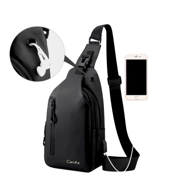 ZF: Mens Women,s Sling Cross Body Bag High Quailty Chest Shoulder Backpack For Boys Girls