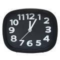 Table Clock Battery Operated Desktop Small Alarm Needle Clock. 