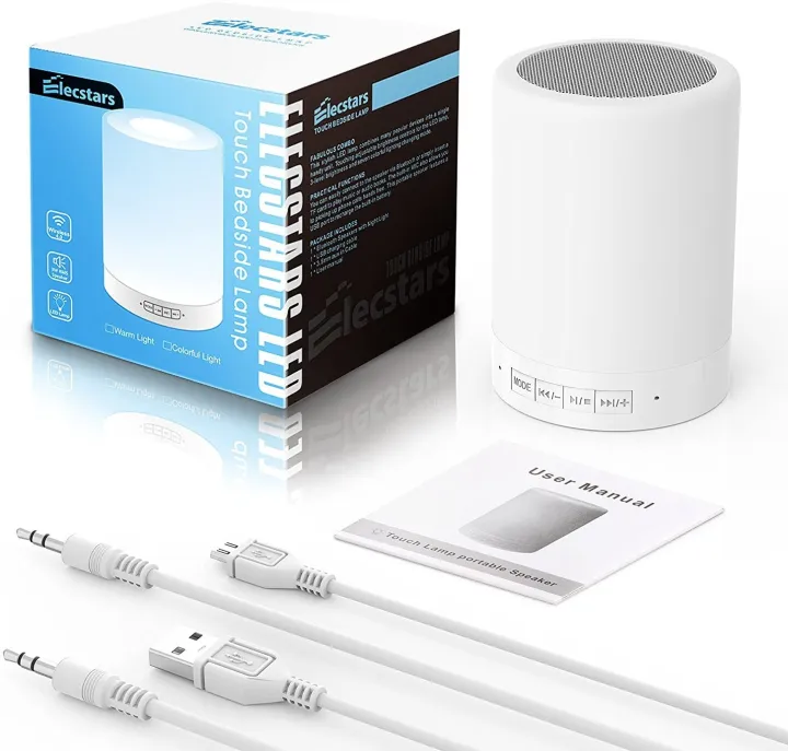 Elecstars%20Touch%20Sensor%20Bedside%20Lamp,%20Dimmable%20Warm%20White%20Light%20&%20Color%20Changing,%20Bluetooth%20Speaker,%20-%20Image%206