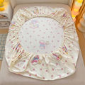 Cotton 800TC Bedsheet Sanrio Cinnamoroll Hello Kitty Fitted Bedsheet Queen King Size. 