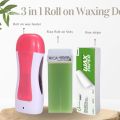 Rica Roll On Wax 3 in 1 deal, Waxing Kit for Women, Waxing Kit for Sensitive Skin, Strawberry, Green Apple & Lemon Roll On Wax Kit for Larger Areas of the Body, Roller Waxing Kit Hair Removal, at Home Waxing Kit for Women and Men. 