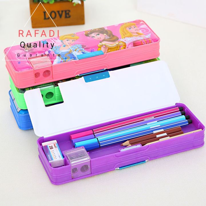 Pencil%20shine%20magnetic%20double%20layer%20geometry%20Box%20for%20girls%20and%20boys/%20Geometry%20Box%20/%20Stationary%20Box%20Pencil%20Case,%20Pencil%20Box,%20Storage%20Box%20for%20School%20Students%20mickey%20mouse,%20princes,%20Frozen%20Kids%20with%20Sharpener%20Economical%20Fine%20Quality%20-%20Image%205