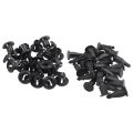 25 Pcs Plastic Push in Car Bumper Fender Door Rivets Clip 10mm Hole. 