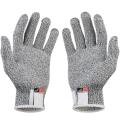 Outdoor Camping Climbing Gloves Safety Anti-cut Gloves Resistant Stainless Steel Wire Metal Mesh Cut-Resistant Safety Gloves. 