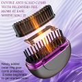 Rechargeable Hair Straightener Brush Portable Cordless Hot Comb 3 Heat Settings. 