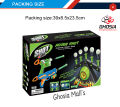 Floating Ball Hover Shoot Game Set For Kids-Glow in Dark Floating Shooting_Action_Toy Set-2320. 