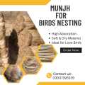 MUNJH OR BIRDS NESTING  MATERIAL / FOR FISCHER / LUTINO / ALBINO LOVEBIRD & PARROTS - 50 GRAMS. 