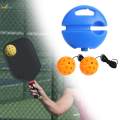 Pickleball Trainer with 40 Holes Pickleball Ball Rope for Single Player. 