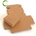 3.5 X 3.5 X 1.25 inches Natural Cardboard Kraft Paper Gift Packaging Box Empty Beige Handmade Jewelry Soap Paper Folding Shipping Boxes. 