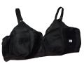 Plain Cotton Bra Black/ Cotton Bra For Girls/Non Padded Bra For Women/Comfortable cotton Bra/Adjustable Cotton Bra. 