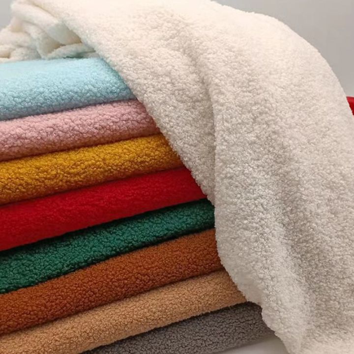 1/2/3M Plush Fabric Polar Fleece Cloth Polyester Autumn Winter Small Roll Teddy Cashmere DIY Clothing Handmade Sewing Quilting